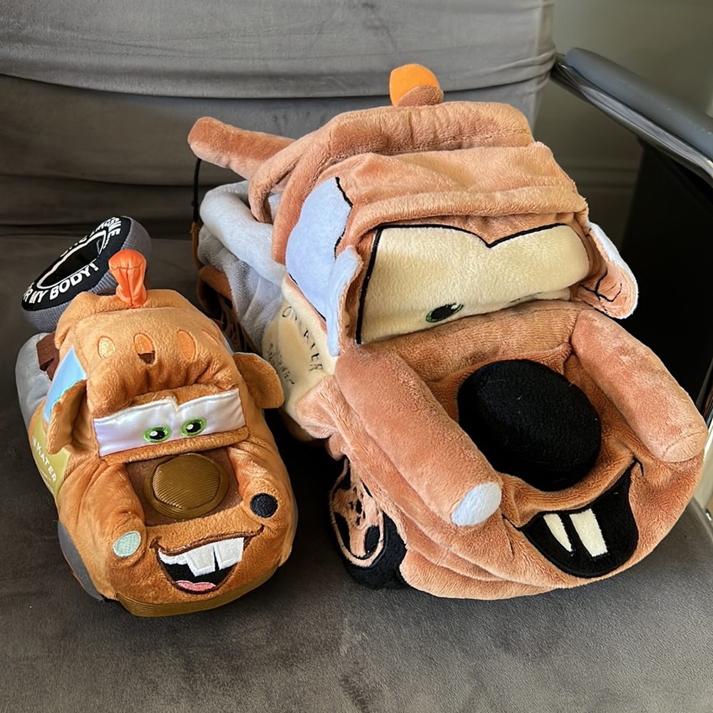 Tow Mater Stuffed Toy stuffing/bean bag plus smaller toy